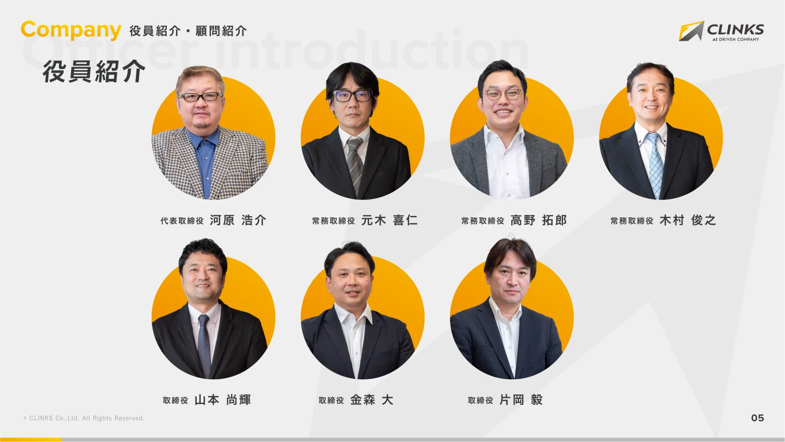 会社説明資料 6ページ目