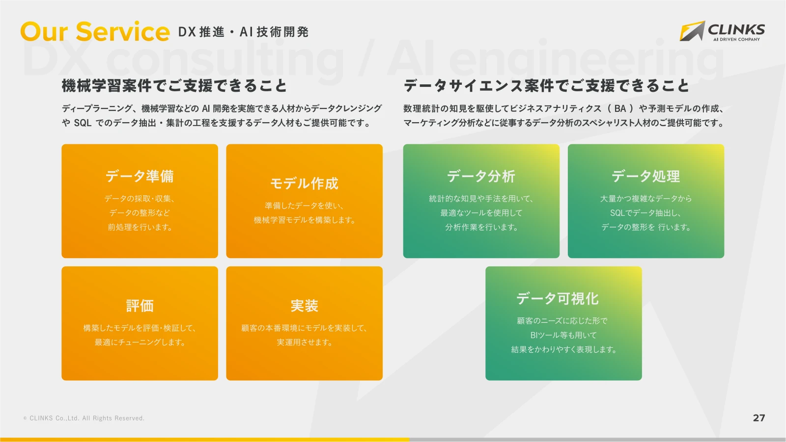 会社説明資料 28ページ目