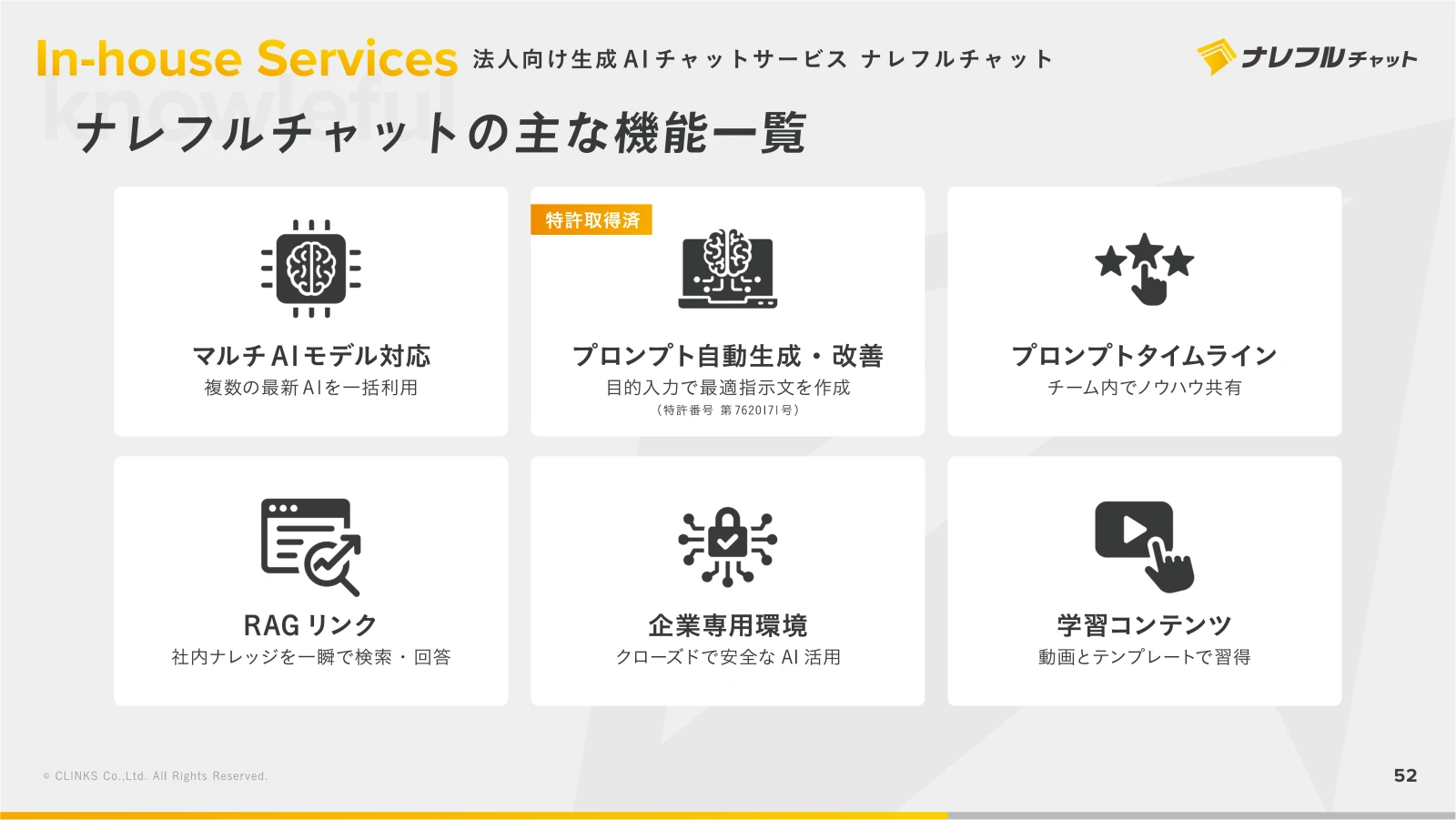 会社説明資料 53ページ目