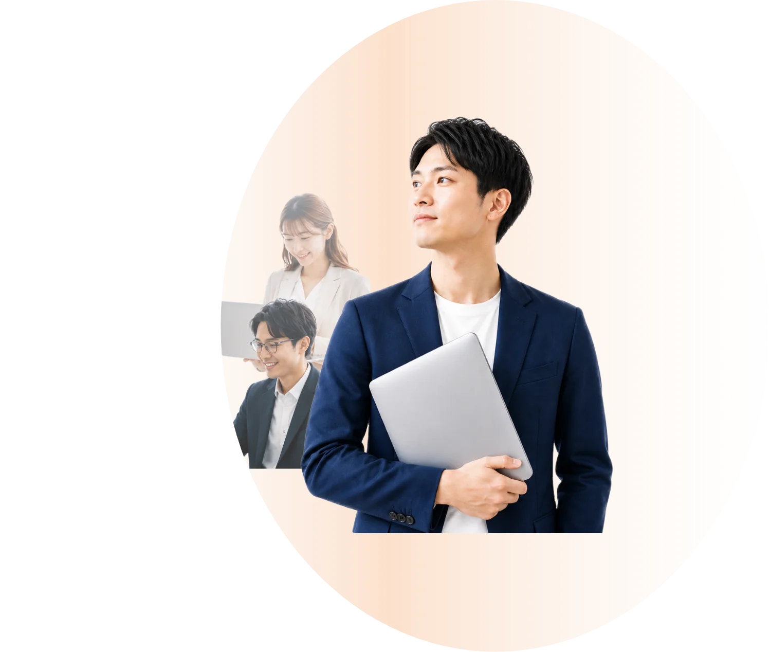 CLINKS中途経験者採用サイトのファーストビュー画像
